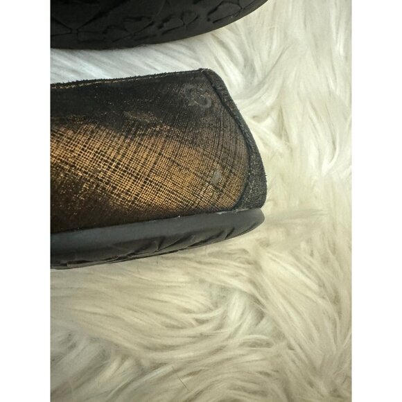 Born Lilly Bronze Ballerina Flat Comfort Shoe Women’s Size 10 - Picture 11 of 13